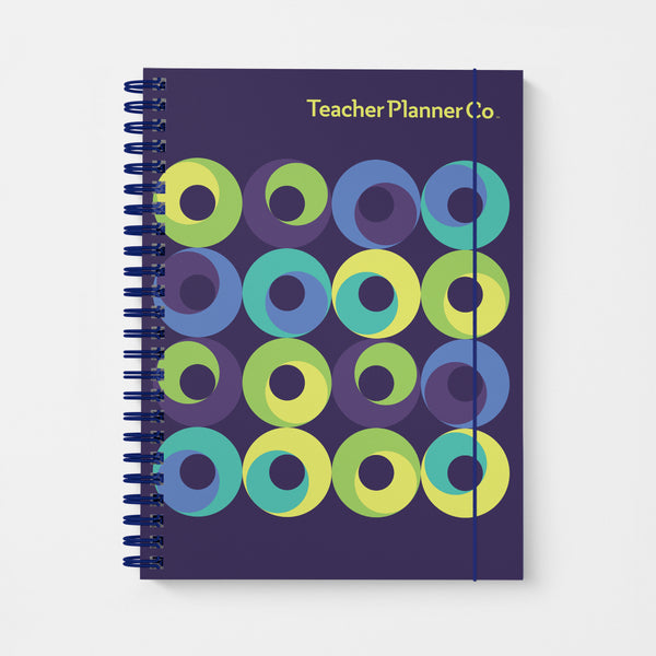*A5+ ABACUS Midnight Sky Teacher Planner 2025-26