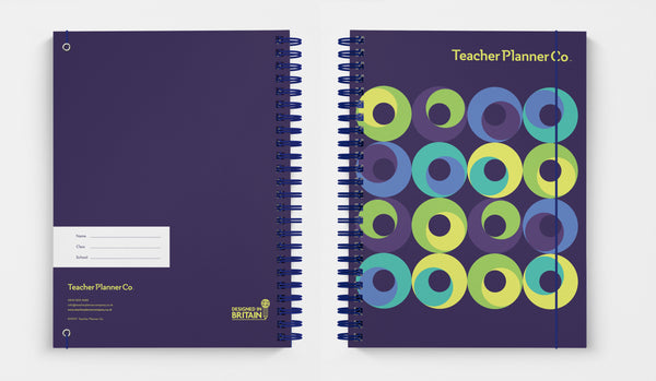 *A5+ ABACUS Midnight Sky Teacher Planner 2025-26