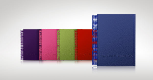 Leatherette Purple Teacher Planner 2025-26