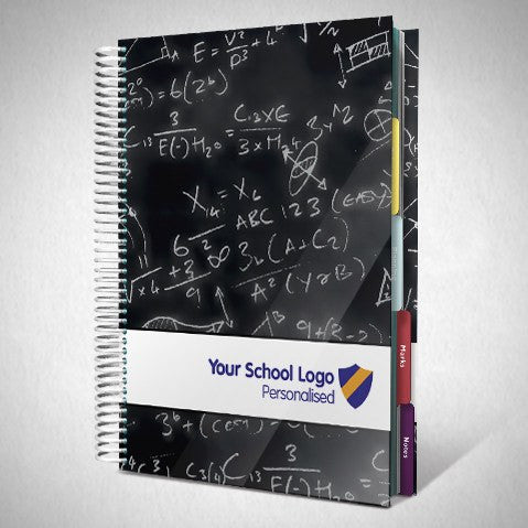 Personalised Teacher Planners - Personalised Teacher Planner With Funky Blackboard Print Cover (FC12)